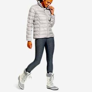 Eddie Bauer NWT Duck Down Lightweight packable Gray Jacket Size:3X